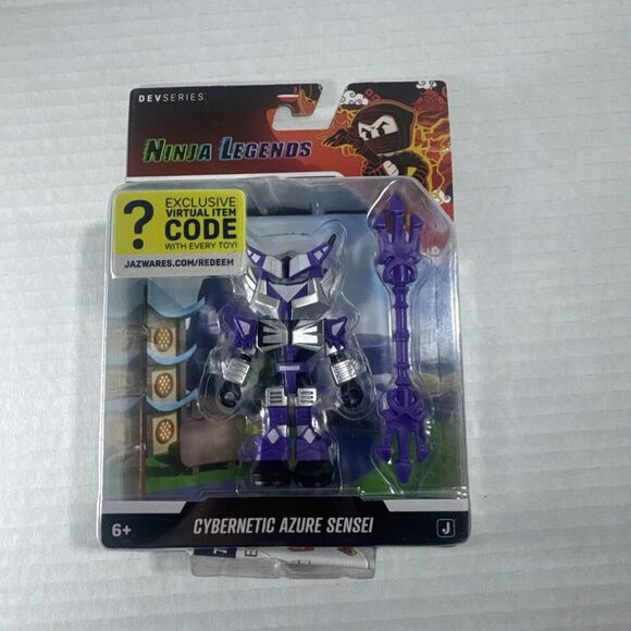 Devseries Ninja Legends Cybernetic Azure Sensei 3" Action Figure New in Package - Picture 1 of 5
